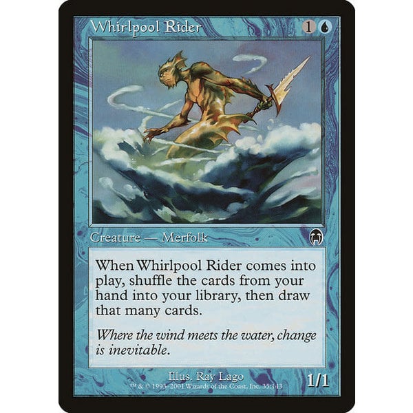 Magic: The Gathering Whirlpool Rider (035) Lightly Played