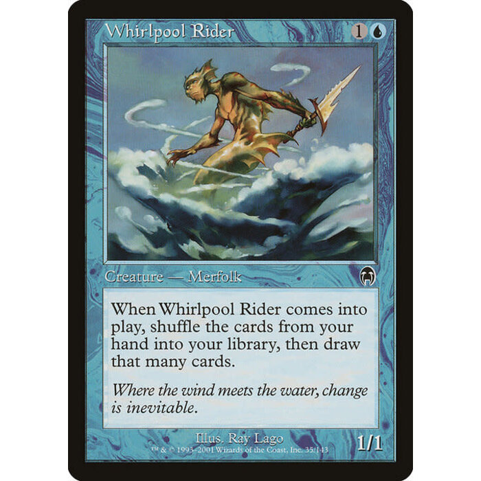 Magic: The Gathering Whirlpool Rider (035) Lightly Played
