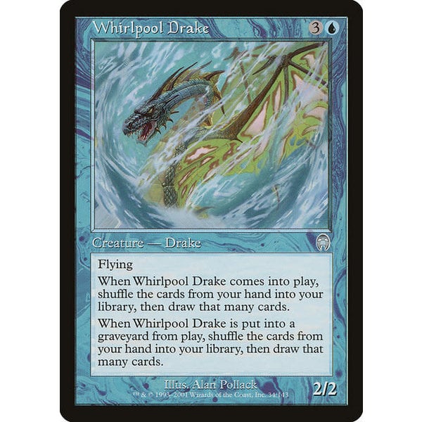 Magic: The Gathering Whirlpool Drake (034) Lightly Played