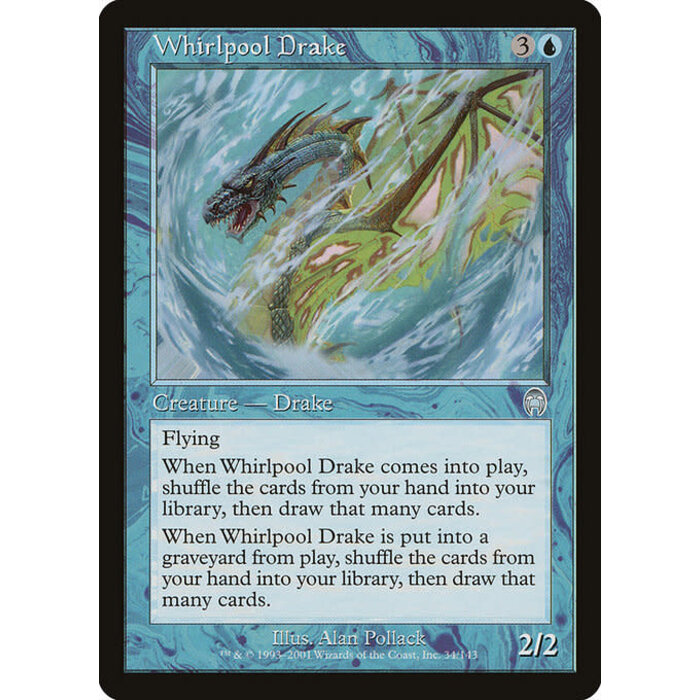 Magic: The Gathering Whirlpool Drake (034) Lightly Played