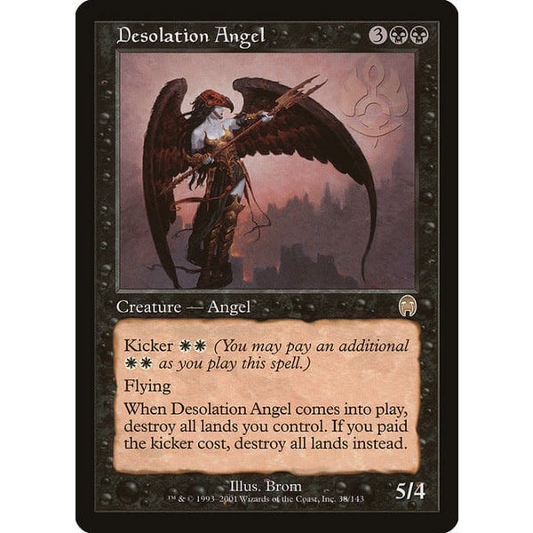 Magic: The Gathering Desolation Angel (038) Heavily Played