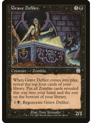 Magic: The Gathering Grave Defiler (040) Lightly Played