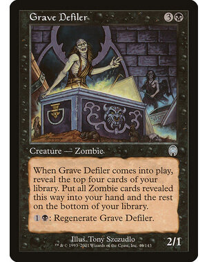 Magic: The Gathering Grave Defiler (040) Lightly Played