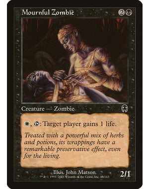 Magic: The Gathering Mournful Zombie (043) Lightly Played