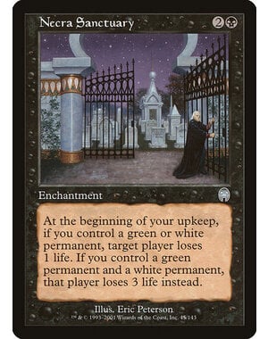 Magic: The Gathering Necra Sanctuary (045) Moderately Played