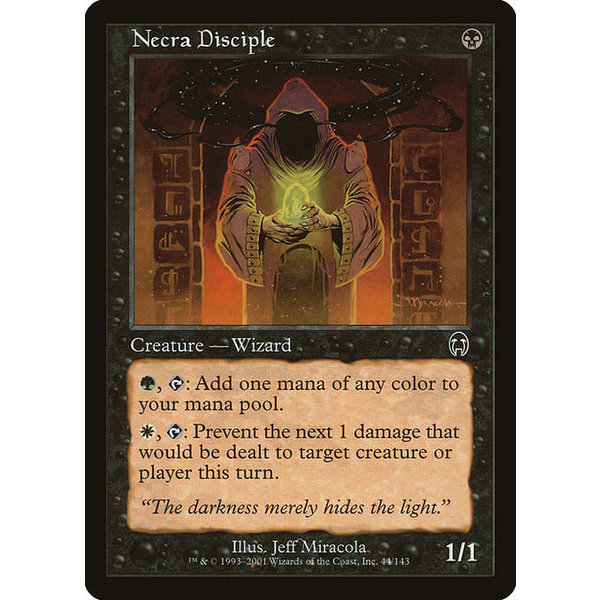 Magic: The Gathering Necra Disciple (044) Moderately Played