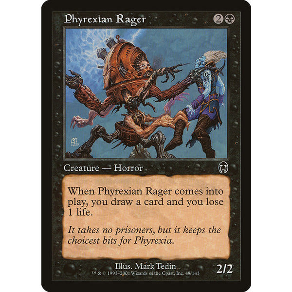 Magic: The Gathering Phyrexian Rager (049) Lightly Played