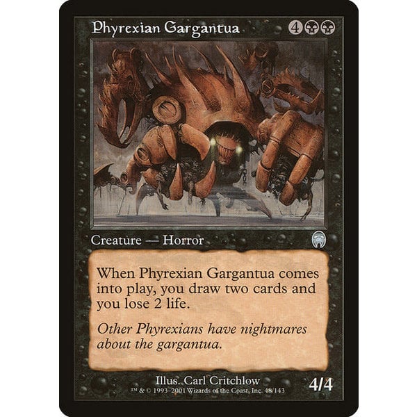 Magic: The Gathering Phyrexian Gargantua (048) Moderately Played