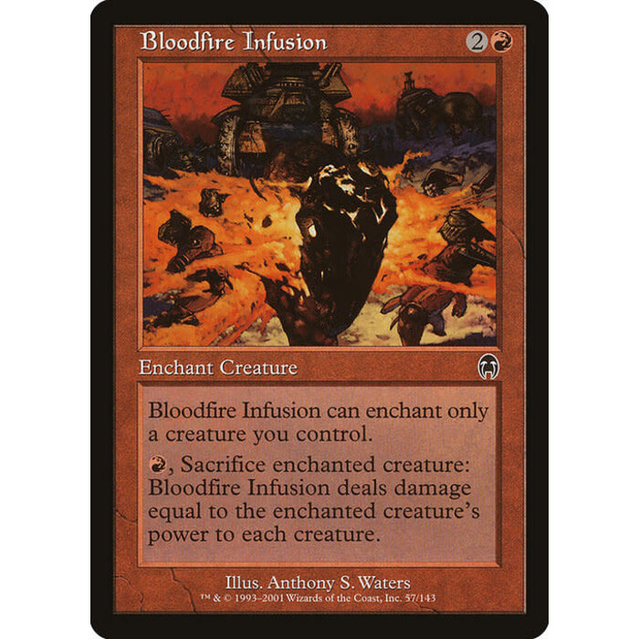 Magic: The Gathering Bloodfire Infusion (057) Lightly Played