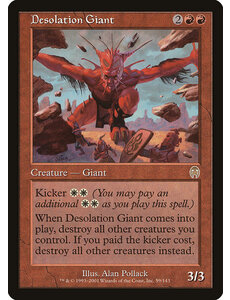 Magic: The Gathering Desolation Giant (059) Damaged