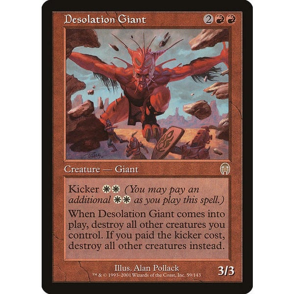 Magic: The Gathering Desolation Giant (059) Damaged