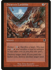 Magic: The Gathering Dwarven Landslide (060) Lightly Played