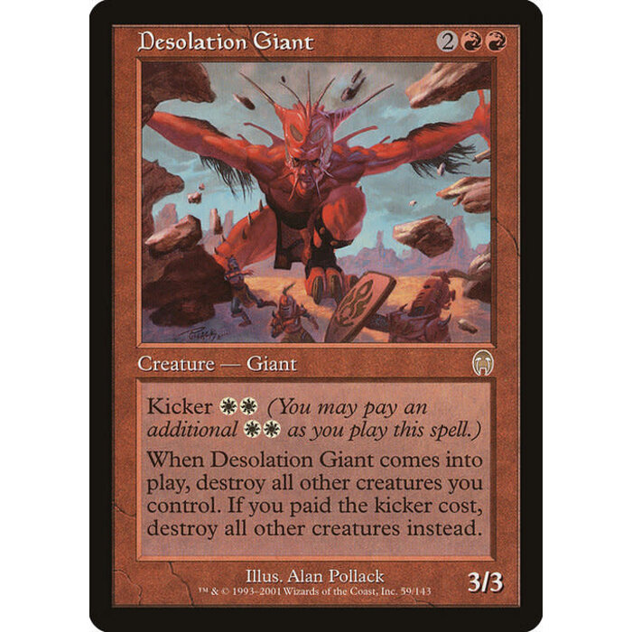 Magic: The Gathering Desolation Giant (059) Moderately Played
