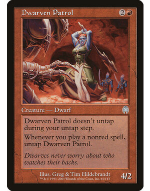 Magic: The Gathering Dwarven Patrol (061) Lightly Played