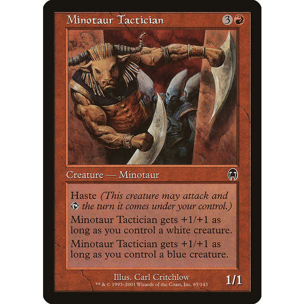 Magic: The Gathering Minotaur Tactician (065) Lightly Played