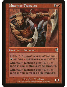 Magic: The Gathering Minotaur Tactician (065) Moderately Played