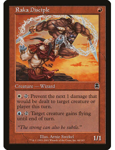 Magic: The Gathering Raka Disciple (066) Heavily Played