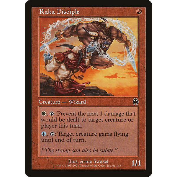 Magic: The Gathering Raka Disciple (066) Heavily Played