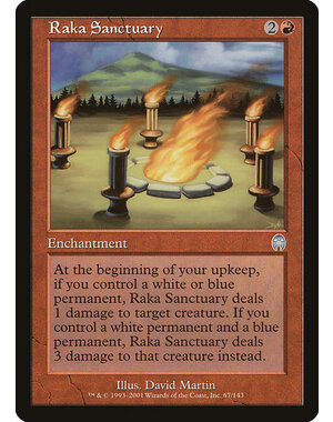 Magic: The Gathering Raka Sanctuary (067) Lightly Played