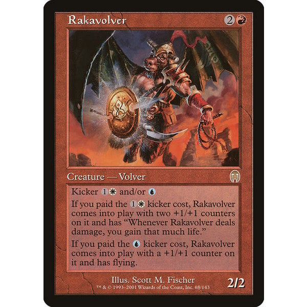 Magic: The Gathering Rakavolver (068) Heavily Played