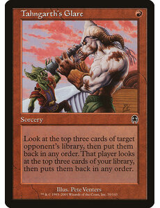 Magic: The Gathering Tahngarth's Glare (070) Damaged