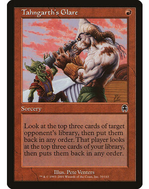 Magic: The Gathering Tahngarth's Glare (070) Damaged