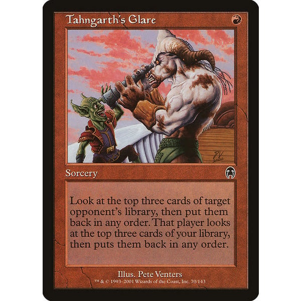 Magic: The Gathering Tahngarth's Glare (070) Damaged