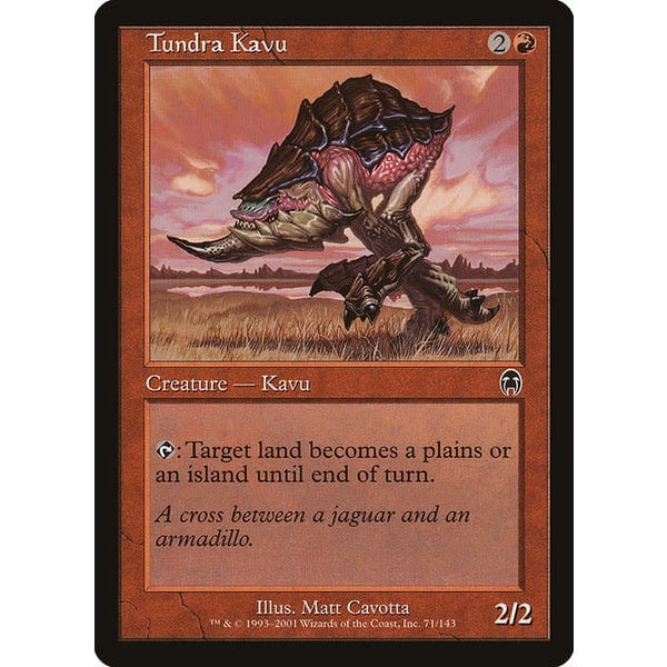 Magic: The Gathering Tundra Kavu (071) Lightly Played