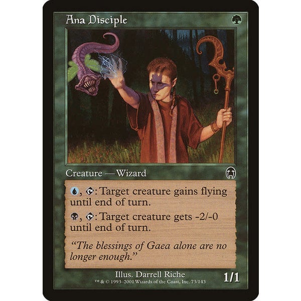 Magic: The Gathering Ana Disciple (073) Damaged