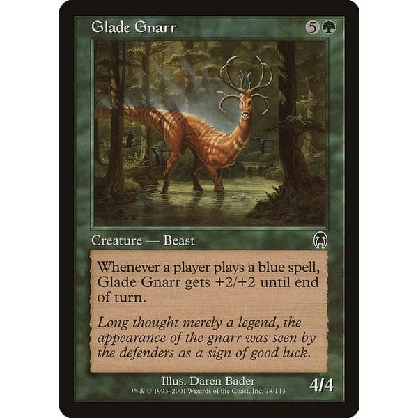 Magic: The Gathering Glade Gnarr (078) Damaged