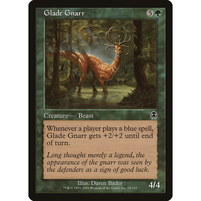 Magic: The Gathering Glade Gnarr (078) Damaged