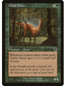 Magic: The Gathering Glade Gnarr (078) Lightly Played