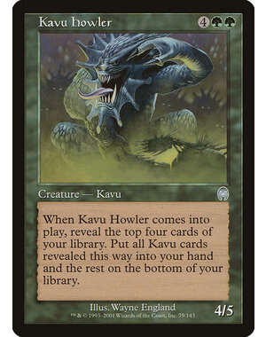 Magic: The Gathering Kavu Howler (079) Lightly Played