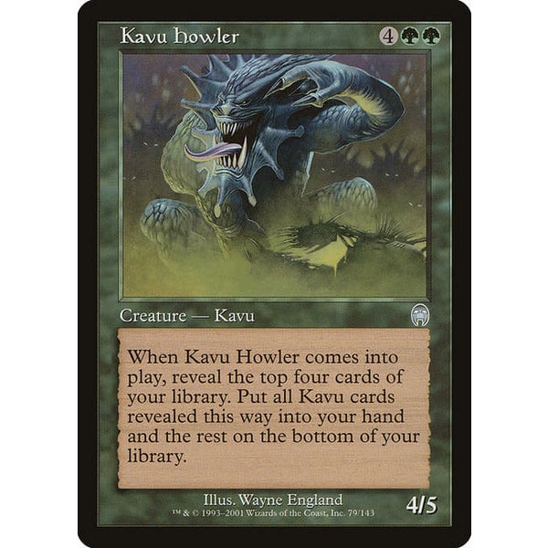 Magic: The Gathering Kavu Howler (079) Lightly Played