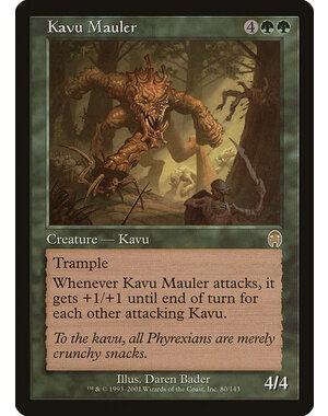 Magic: The Gathering Kavu Mauler (080) Damaged