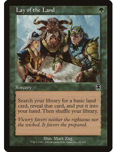 Magic: The Gathering Lay of the Land (081) Lightly Played