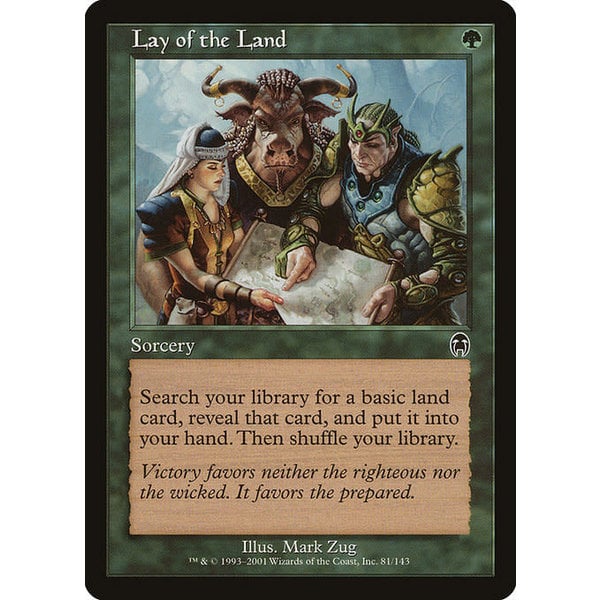 Magic: The Gathering Lay of the Land (081) Lightly Played