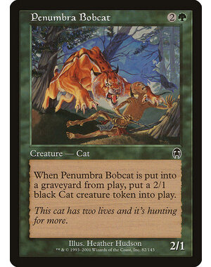 Magic: The Gathering Penumbra Bobcat (082) Damaged