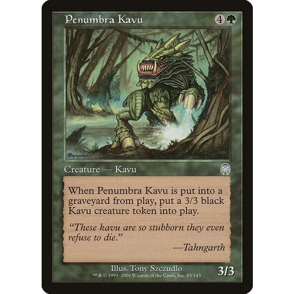 Magic: The Gathering Penumbra Kavu (083) Damaged