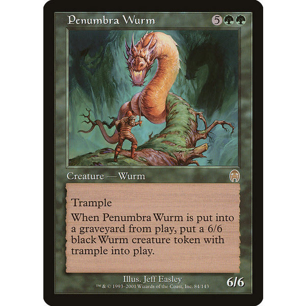 Magic: The Gathering Penumbra Wurm (084) Lightly Played