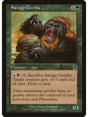 Magic: The Gathering Savage Gorilla (085) Damaged