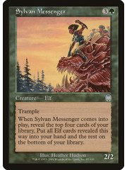 Magic: The Gathering Sylvan Messenger (087) Lightly Played