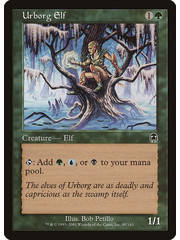 Magic: The Gathering Urborg Elf (090) Lightly Played
