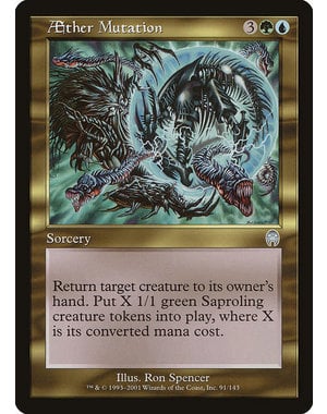 Magic: The Gathering Aether Mutation (091) Damaged