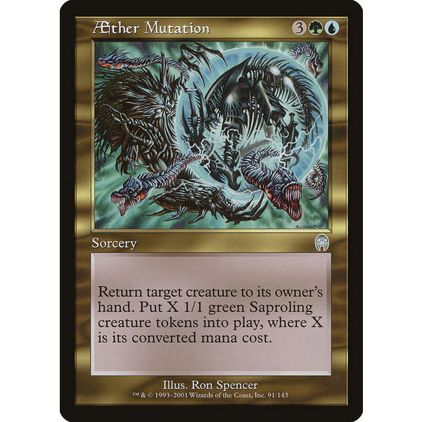 Magic: The Gathering Aether Mutation (091) Heavily Played