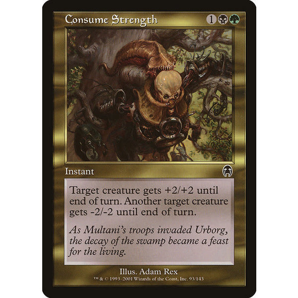 Magic: The Gathering Consume Strength (093) Moderately Played