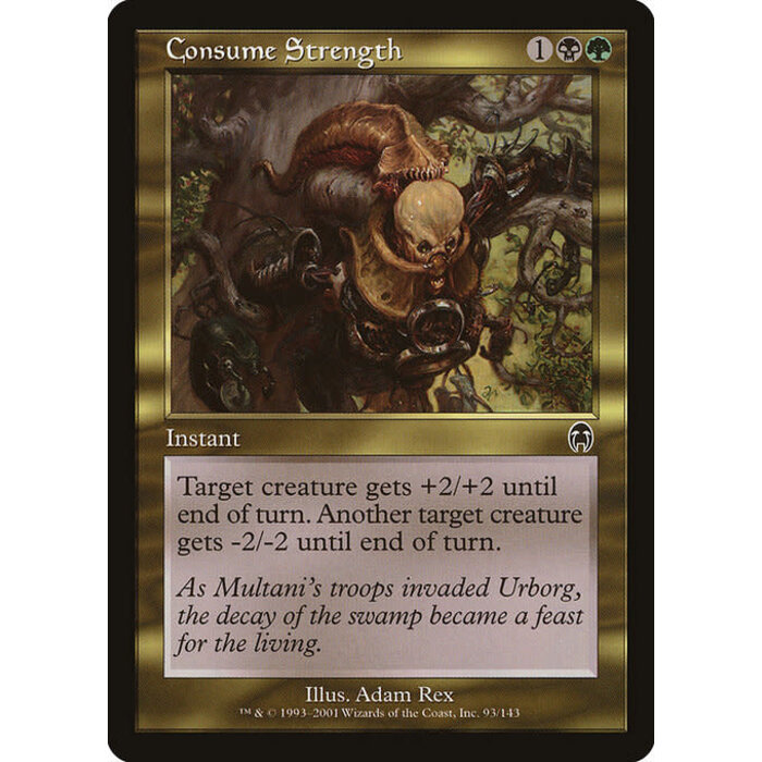 Magic: The Gathering Consume Strength (093) Moderately Played