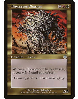 Magic: The Gathering Flowstone Charger (099) Lightly Played