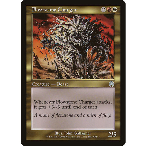 Magic: The Gathering Flowstone Charger (099) Lightly Played