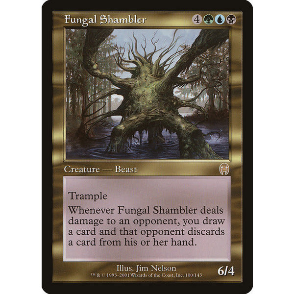 Magic: The Gathering Fungal Shambler (100) Damaged